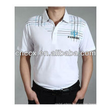 13ST1008 Men's polo collar latest cotton wholesale blank t shirts